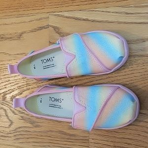Tom's toddler sz10 girls 🌈 glitter